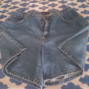 Classic Blue Denim Jean Shorts